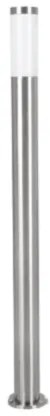 Επιδαπέδιο Φωτιστικό Κολώνα Helsinki inox Λευκό Eglo-81752-Inox 81752