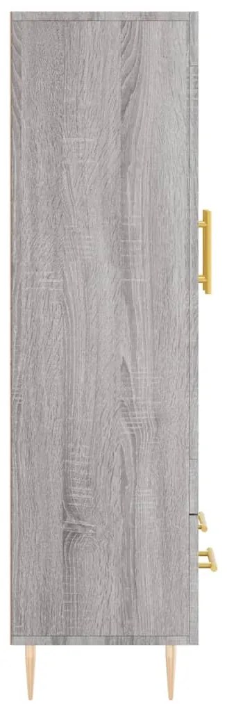 vidaXL Ντουλάπα Γκρι Sonoma 69,5 x 31 x 115 εκ. από Επεξεργασμένο Ξύλο