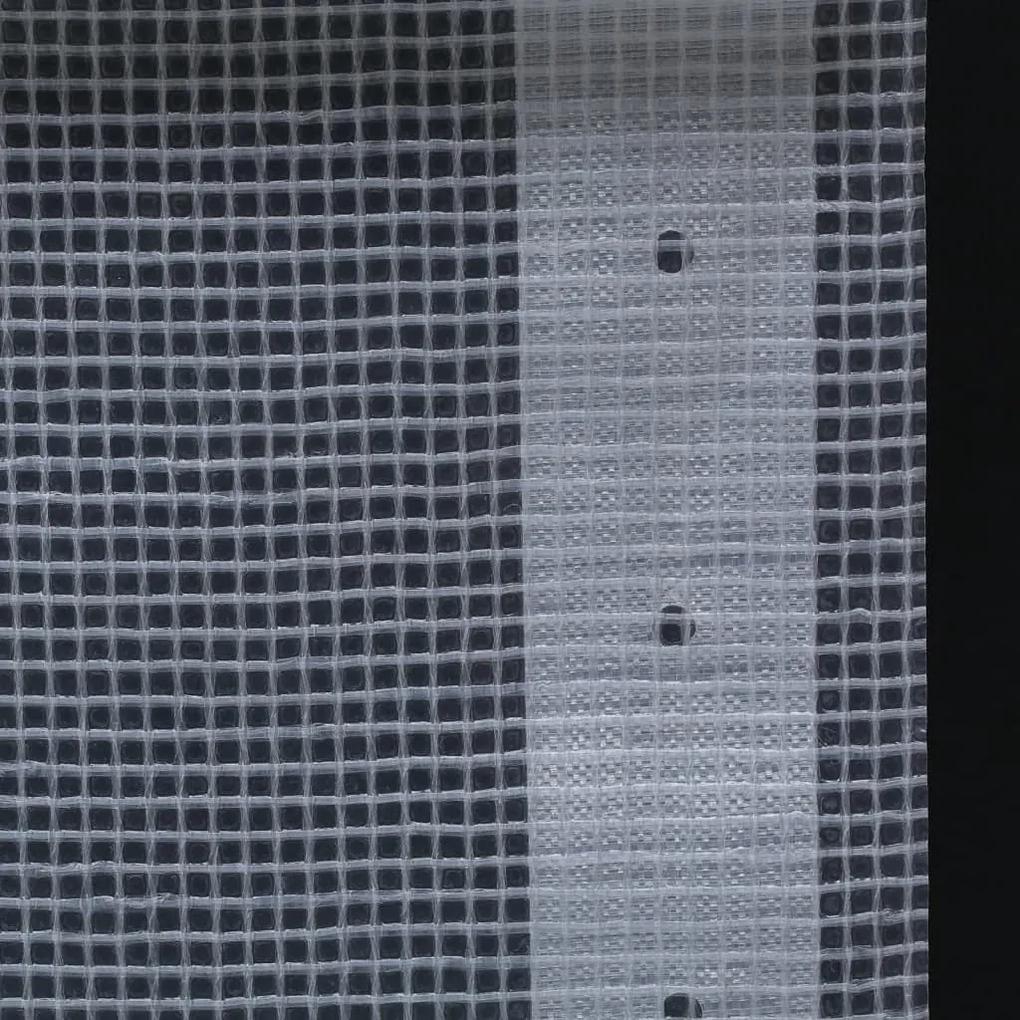 Μουσαμάδες με Ύφανση Leno 2 τεμ. Λευκοί 3 x 5 μ. 260 γρ./μ² - Λευκό