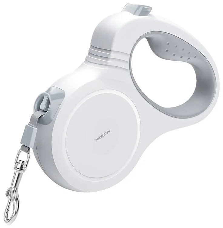 Petsuper Dog Automatic Retractable Leash 5m (white)
