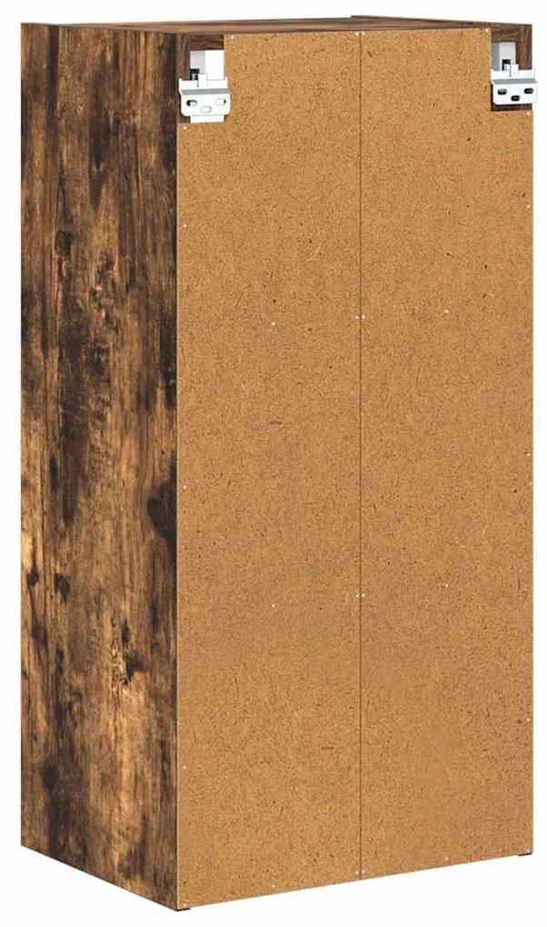 vidaXL Κρεμαστό ντουλάπι Καπνιστό Δρύς 40 x 29,5 x 80 εκ.