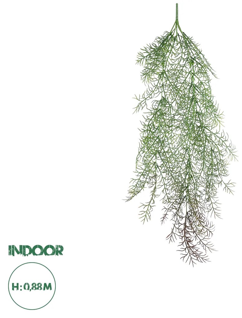 Artificial Garden HANGING FOENICULUM 20850 Τεχνητό Διακοσμητικό Κρεμαστό Φυτό Φοινίκουλο Μ30 x Π12 x Υ88cm