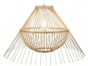 Κρεμαστό Φωτιστικό Οροφής E27 Rattan Φυσικό 124-01337-04 Luma Lighting 124-01337-04 Μπεζ