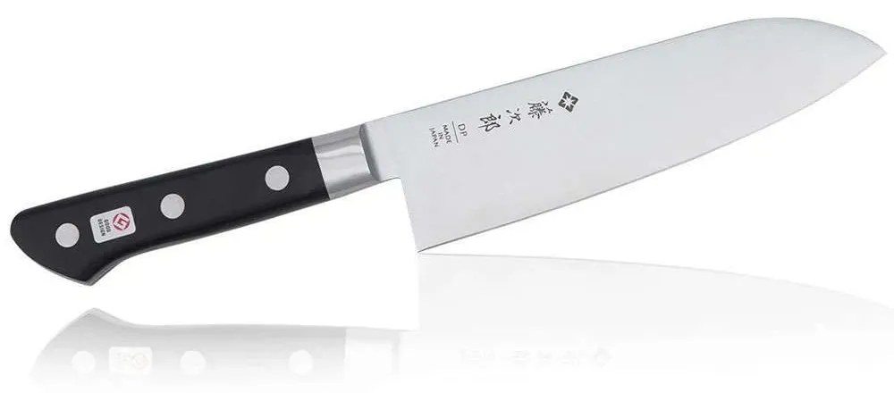 Μαχαίρι Santoku Classic F-503 18cm Black-Chrome Tojiro Ανοξείδωτο Ατσάλι