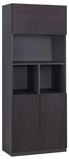 ΒΙΒΛΙΟΘΗΚΗ ΓΡΑΦΕΙΟΥ ΕΠΑΓΓΕΛΜΑΤΙΚΗ ROSEWOOD HM2089 80Χ40Χ200Υ εκ.