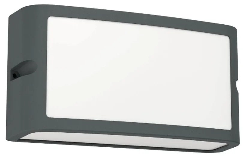 Φωτιστικό Τοίχου - Απλίκα Camarda 900808 22x9x11cm Led 4000Κ IP54 Anthracite Eglo