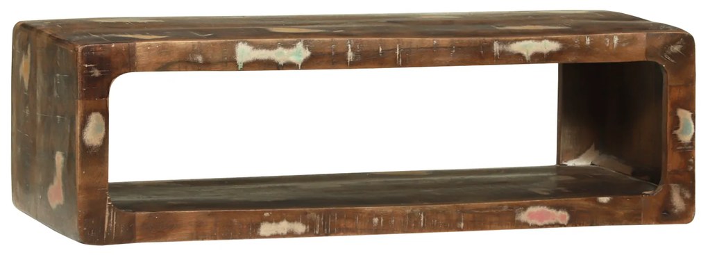 vidaXL Ντουλάπι Τηλεόρασης Πολύχρωμο 80x30x25 cm Μασίφ Ξύλο Ανακυκλωμένο