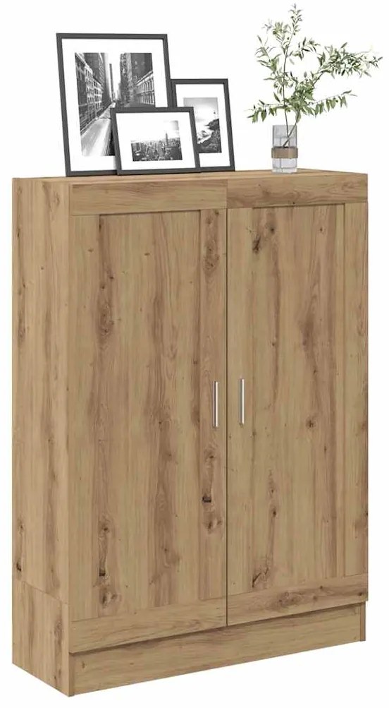 vidaXL Βιβλιοθήκη Artisan Δρυς 82,5x30,5x115 εκ. Επεξεργασμένο Ξύλο