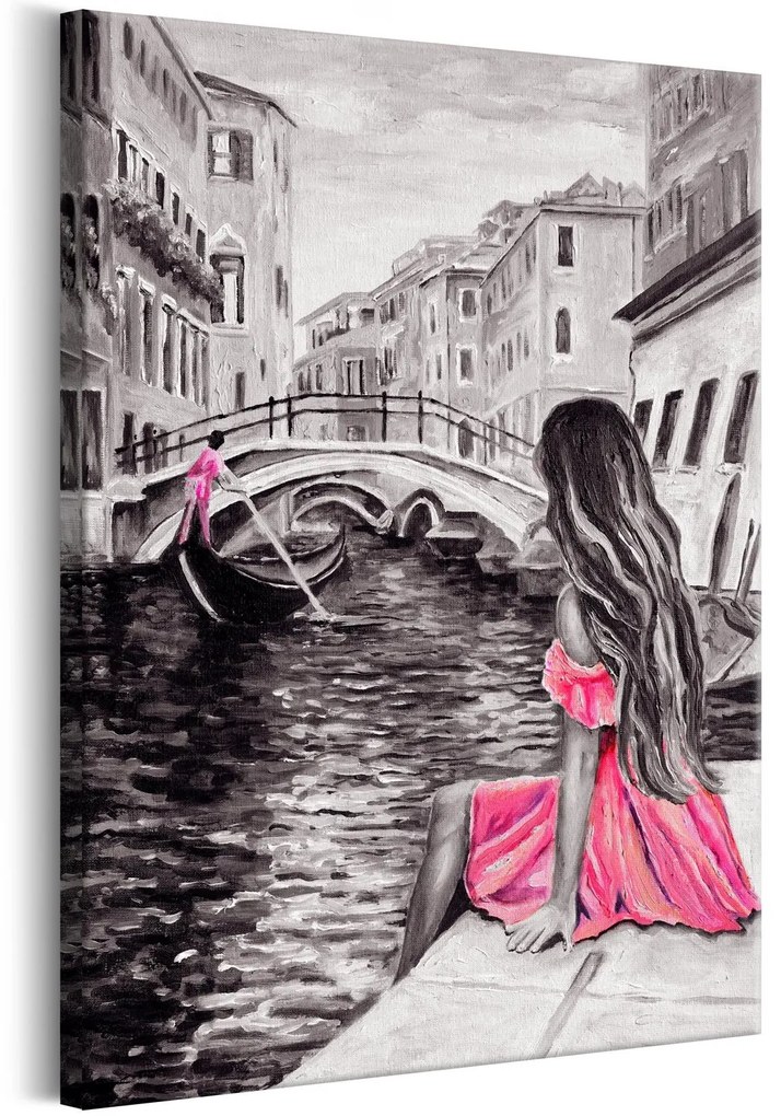 Πίνακας - Woman in Venice (1 Part) Vertical 80x120