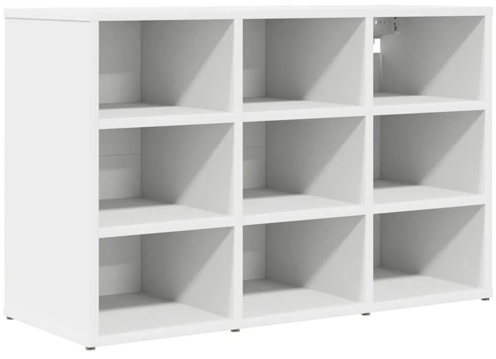 vidaXL Παπουτσοθήκη Λευκό 77.5 x 30 x 51 εκ. Επεξεργασμένο ξύλο