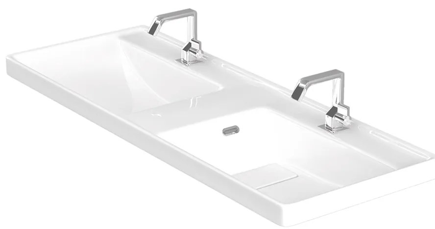Νιπτήρας αναρτώμενος διπλός QUATTRO 8120 KARAG 120x45x19cm - 8120 - 8120