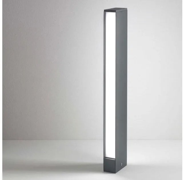 Επιδαπέδιο Φωτιστικό LED 8W IP54 3000K Γκρι Slat LD0154G3 Zafferano-LD0154G3-Γκρι LD0154G3