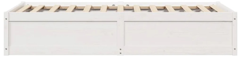 vidaXL Σκελετός Κρεβ. Χωρίς Στρώμα Λευκό 90x190 εκ Μασίφ Πεύκο