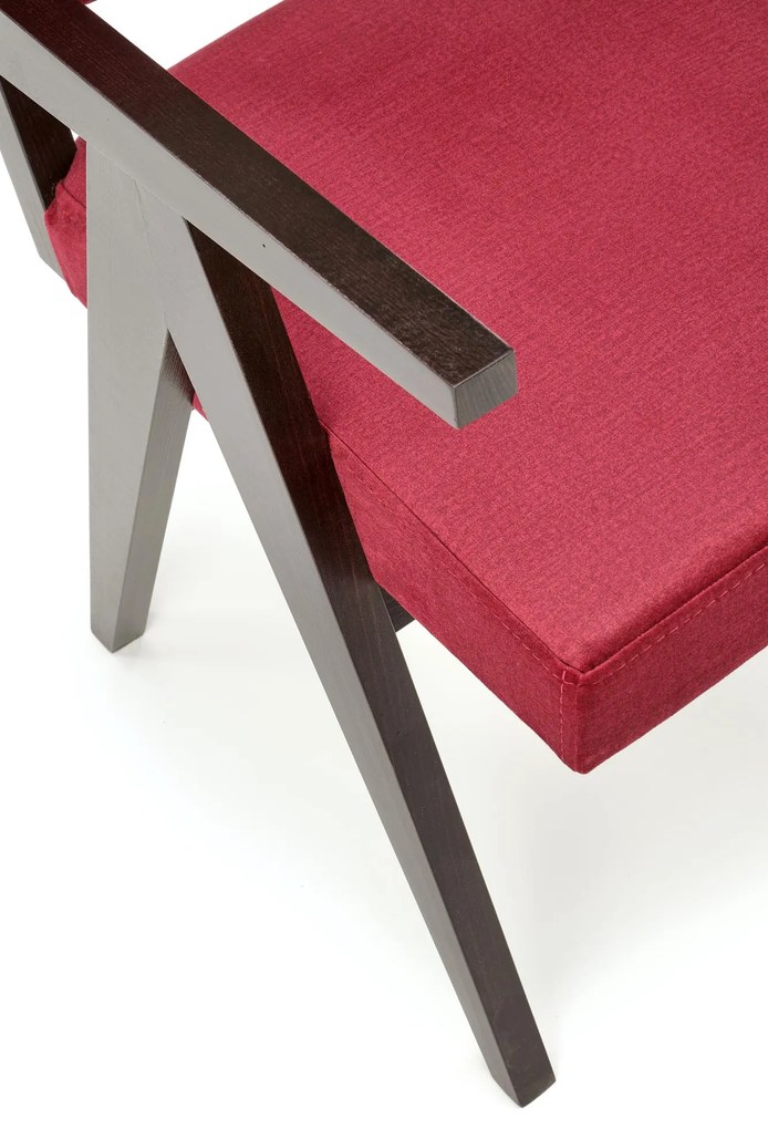 MEMORY chair, ebony / maroon Monolith 59