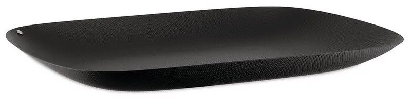 Δίσκος Σερβιρίσματος Ανάγλυφος Moiré MW70 BT 45x34cm Μεταλλικός Black Alessi Metal