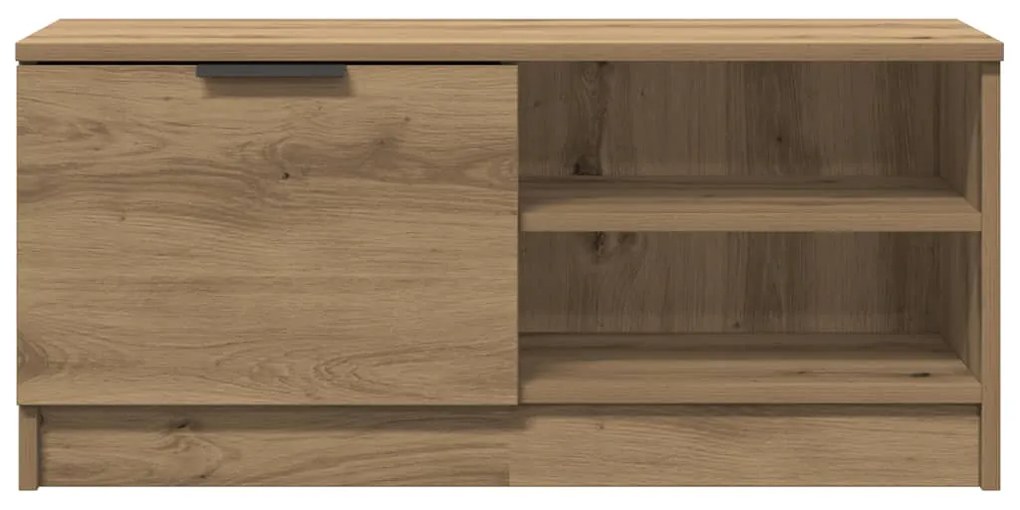 vidaXL Σετ ντουλάπι τηλεόρασης 2 τεμαχίων Artisan Oak 80x35x36,5 cm