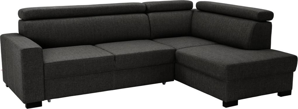 Γωνιακός καναπές Milton-Αριστερή-Γκρι Σκούρο