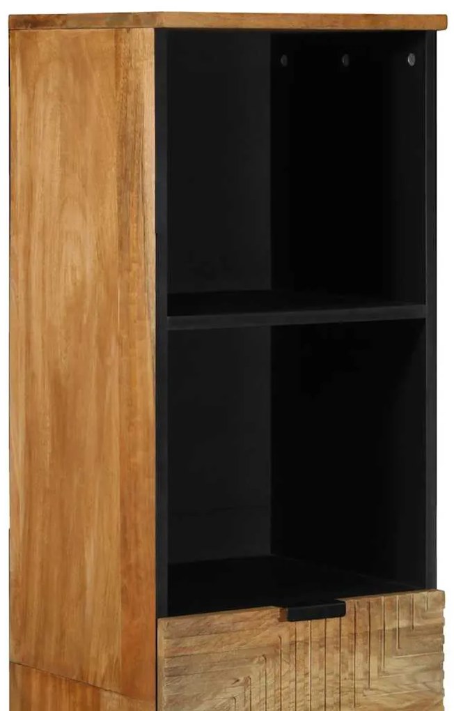 vidaXL ντουλάπι μπάνιου καφέ 38x33x160 cm μασίφ ξύλο Mango