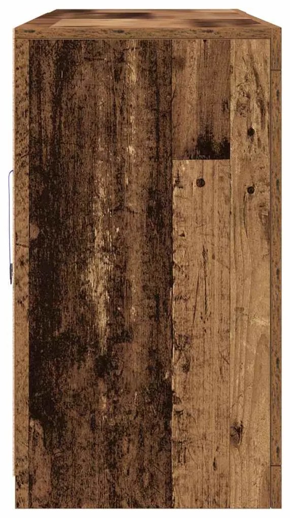 vidaXL Πλαϊνό γραφείο Παλαιό ξύλο 181.5 x 37 x 67 εκ.