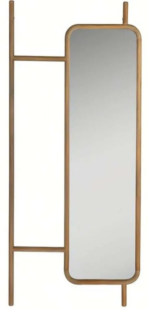 Καθρέπτης Δαπέδου Ubud 11-0547 75x170cm Natural Wood, Glass