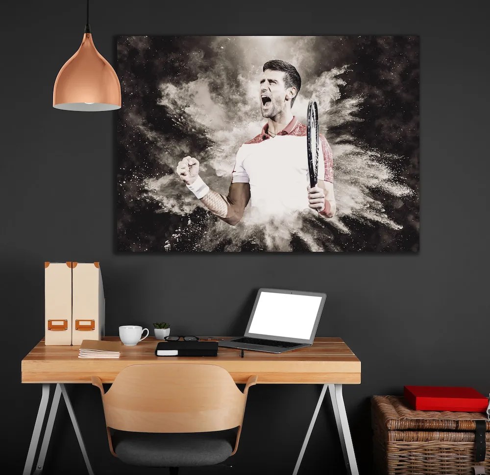 Πίνακας σε καμβά Djokovic KNV1542 65cm x 95cm