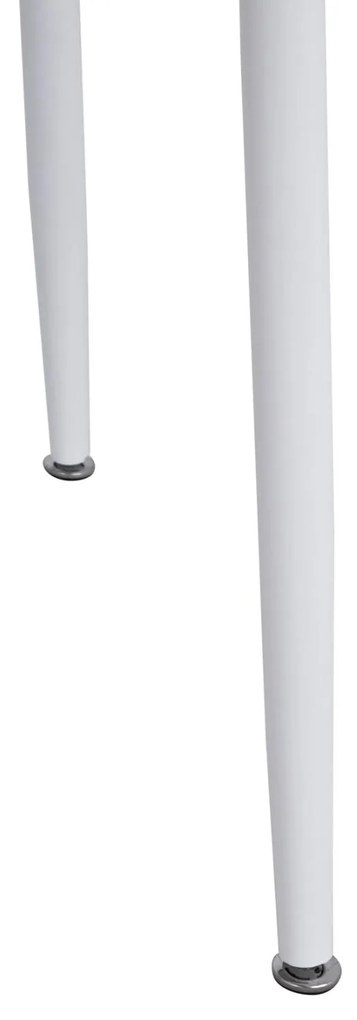 Τραπέζι Τραπεζαρίας PALOMA με Λευκά πόδια Sonoma 120x70x76,5 εκ. 120x70x76.5 εκ.