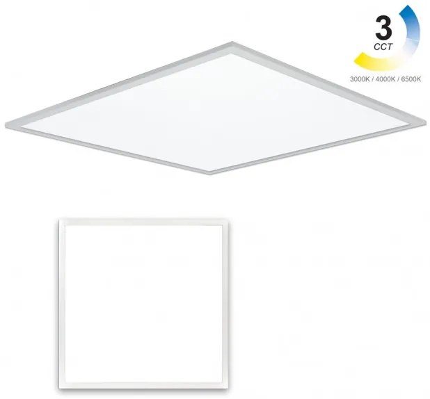 Φωτιστικό Οροφής Πάνελ LED 40W Λευκό 3CCT Slim 60x60cm 35-004127 Band  35-004127 Λευκό