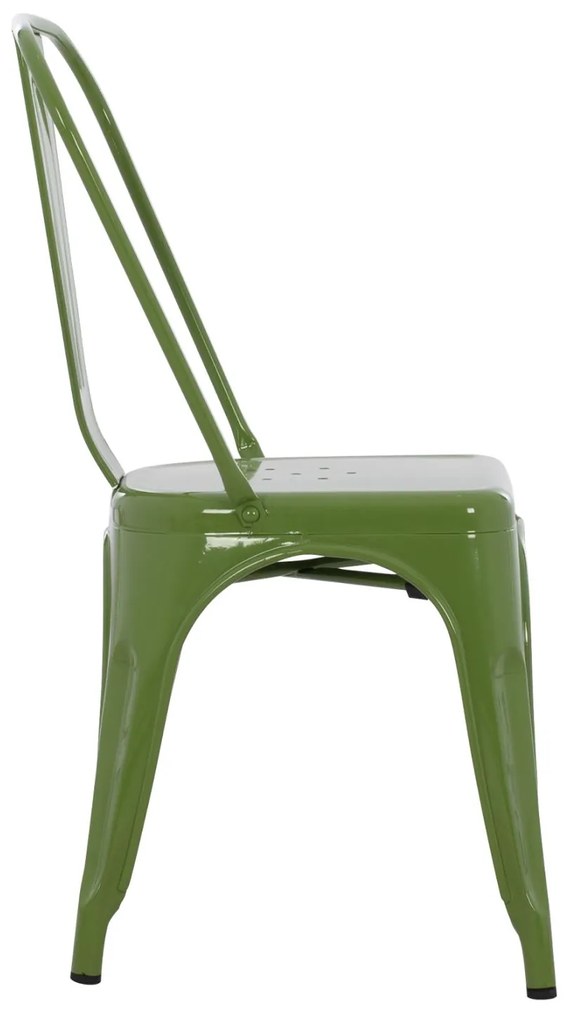 Καρέκλα Μεταλλική Melita-Pro Light Olive Green 44x47x84,5Υ εκ. 44x47x84.5 εκ.