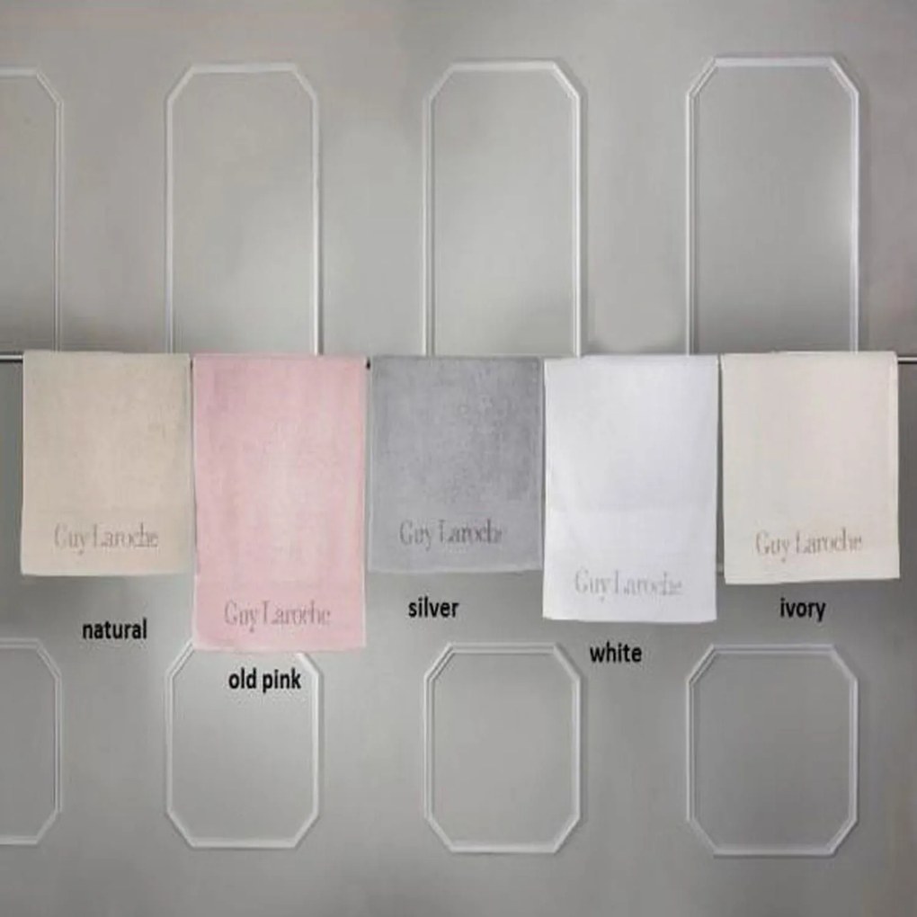 Πετσέτες Σετ 3 Τεμ. Futura White Guy Laroche Towels Set 100% Βαμβάκι