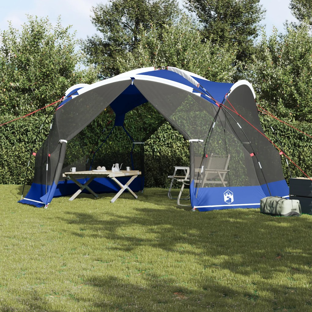 vidaXL Τέντες με στέγη Αζούρ μπλε 434 x 434 x 230 εκ Πολυεστέρας