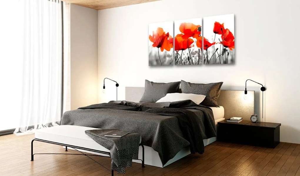 Πίνακας - Charming Poppies 120x60