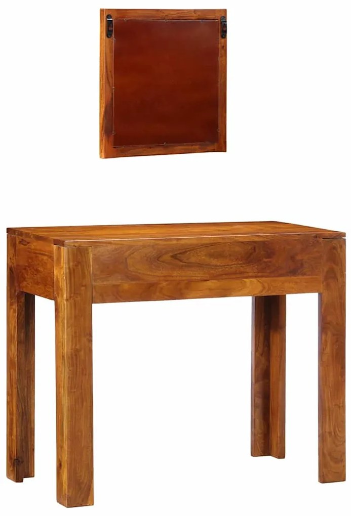 vidaXL Τραπέζι περιποίησης Καφέ 90 x 45 x 75 cm Μασίφ ξύλο ακακίας
