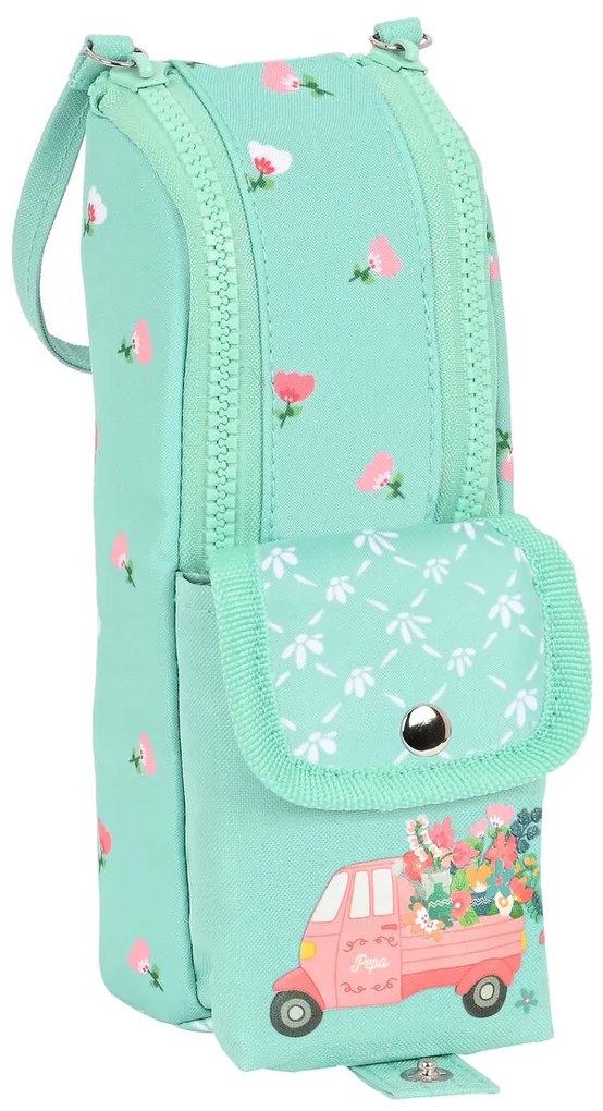 Κασετίνα Glow Lab Pepa Πράσινο (6 x 21 x 6 cm)