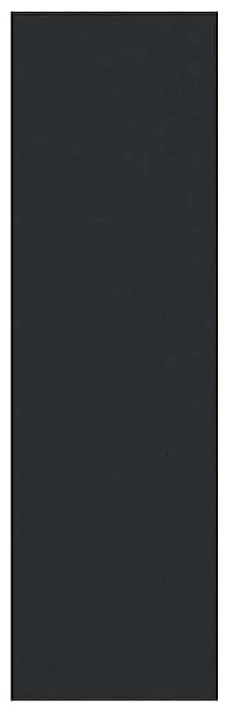vidaXL Χαλάκι Εξώπορτας Μαύρο 120 x 400 cm Πολυαμίδιο και PVC