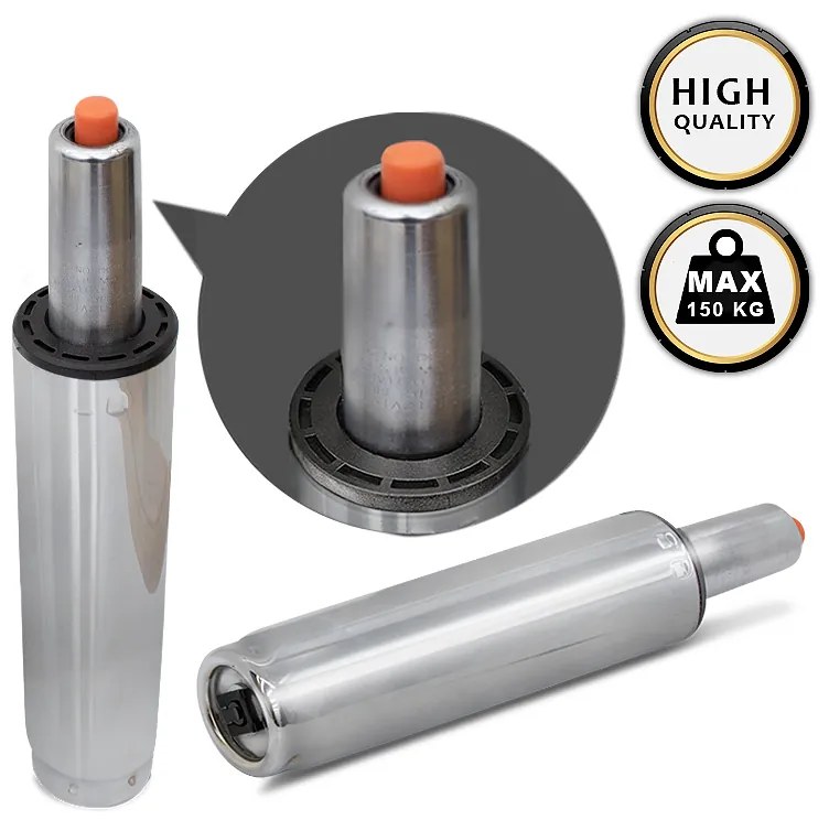 Αμορτισέρ καρέκλας γραφείου Megapap Class-4 υψηλών αντοχών έως 150kg χρώμα ασημί 25 - 35εκ.