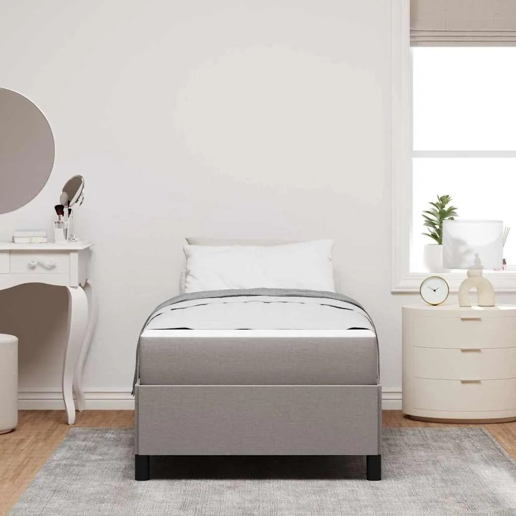 vidaXL Κρεβάτι με ελατήρια Ταουπέ 90 x 190 cm