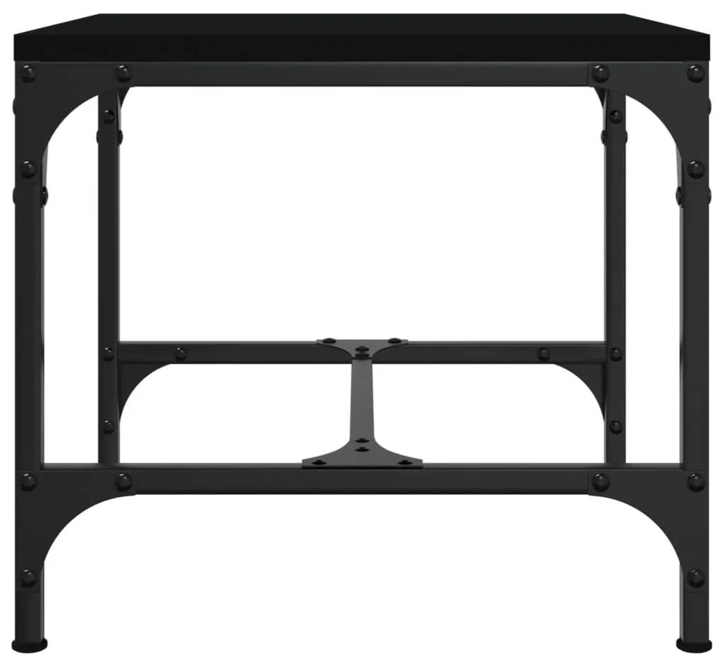 vidaXL Βοηθητικά Τραπέζια 2 τεμ. Μαύρα 40x40x35 εκ. Επεξεργασμένο Ξύλο