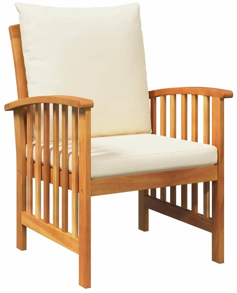 vidaXL Σετ Καναπέ Κήπου 3 pcs Φυσικό Λάδι Στερεό Ξύλο Ακακίας