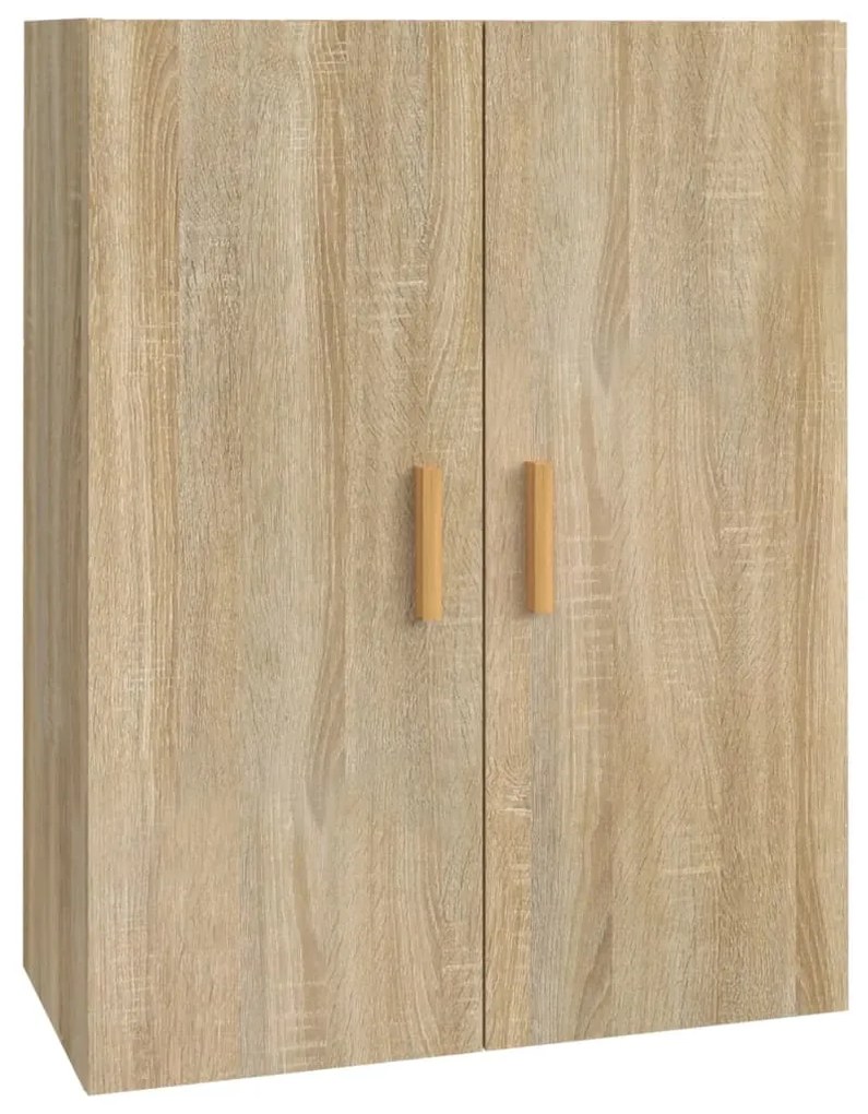 vidaXL Κρεμαστό Ντουλάπι Τοίχου Sonoma Δρυς 69,5x34x90 εκ Επεξ. Ξύλο