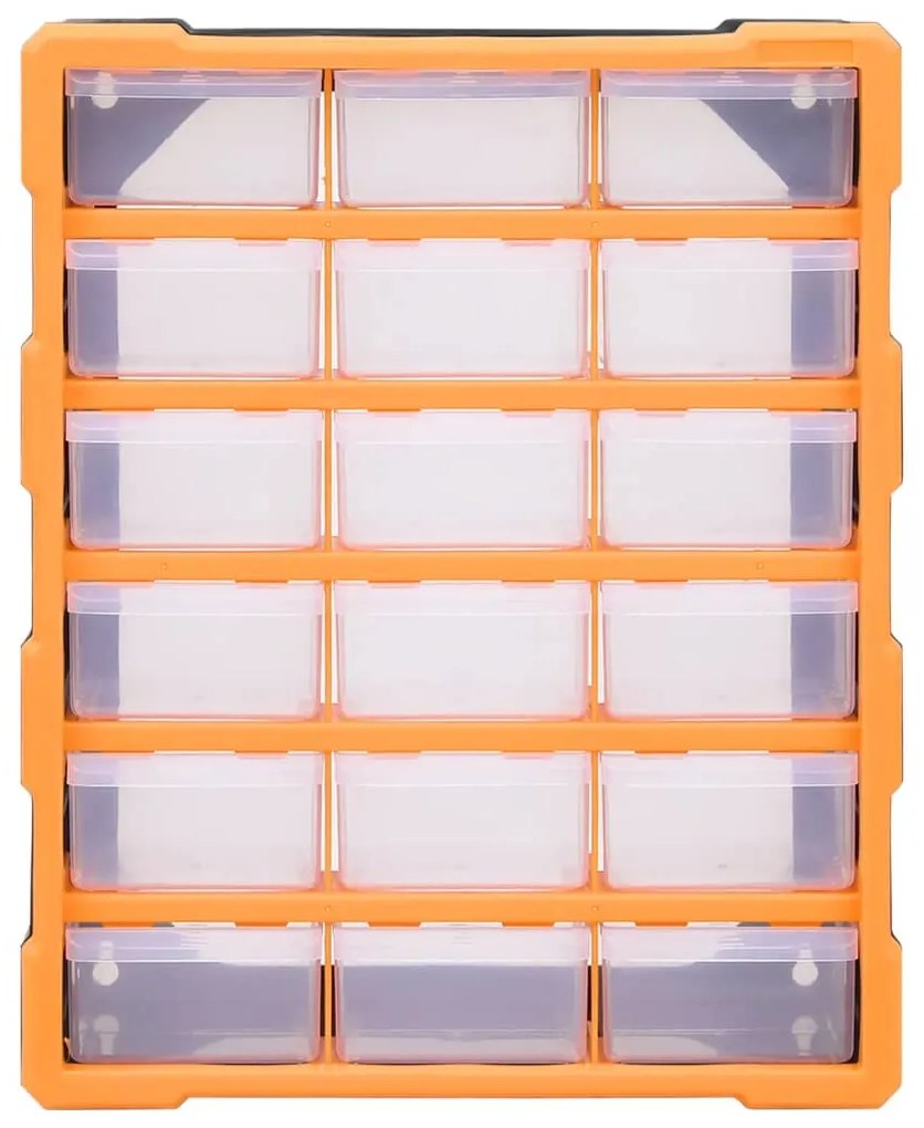 vidaXL Συρταριέρα Οργάνωσης με 18 Μεσαία Συρτάρια 38 x 16 x 47 εκ.
