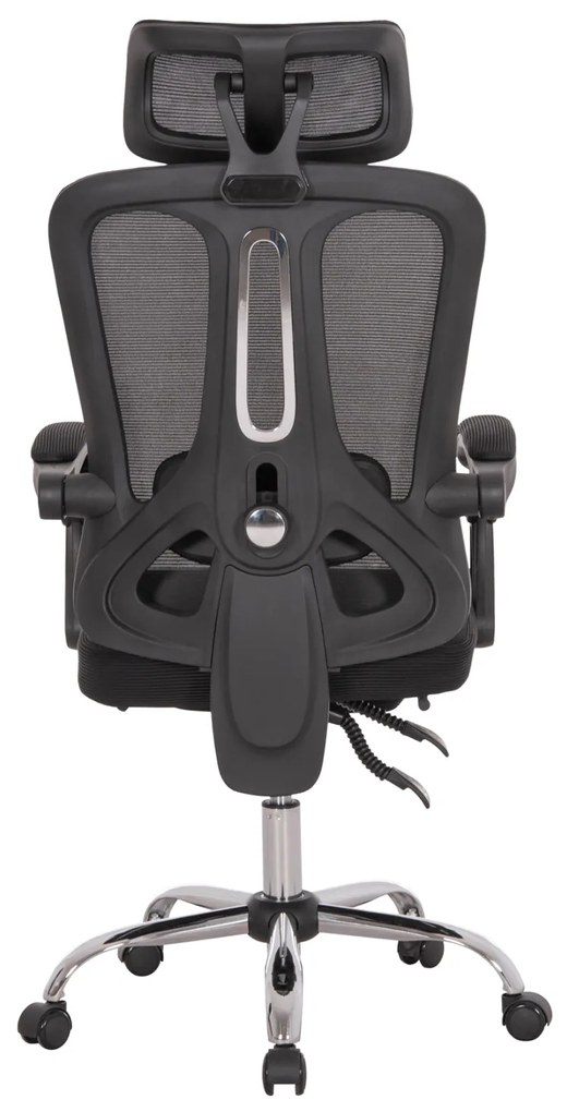 ΚΑΡΕΚΛΑ ΓΡΑΦΕΙΟΥ BARNET HM18258.01 ΜΑΥΡΟ MESH-ΜΑΥΡΟΣ ΣΚΕΛΕΤΟΣ NYLON 61x62x123Υ