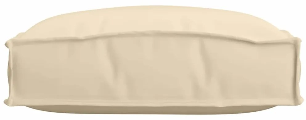 vidaXL Μαξιλάρι παλέτας για κάθισμα 4 pcs Μπεζ 40 x 40 x 8 εκ.