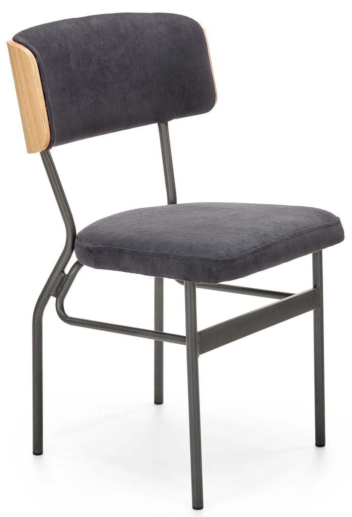 60-22706 SMART-KR chair color: natural oak/black DIOMMI V-PL-SMART-KR, 1 Τεμάχιο