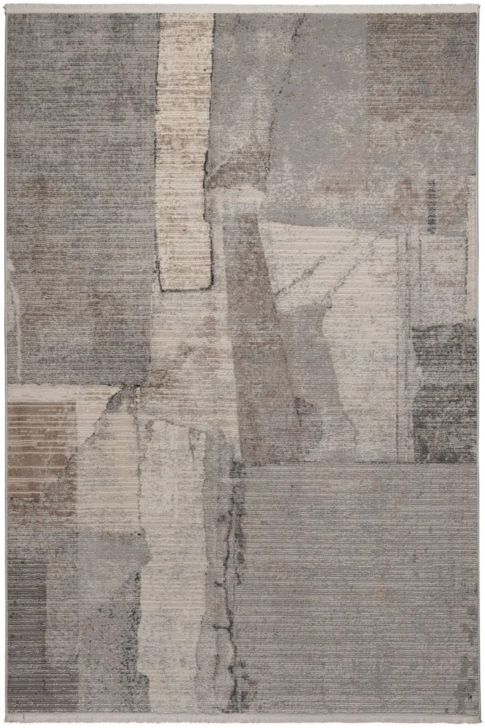 Χαλί Germaine JE60A Light Grey-Beige Βιοκαρπέτ 160X230cm