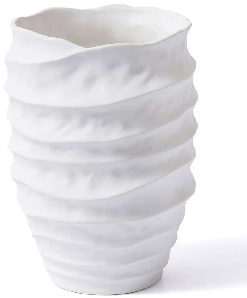 Βάζο 742TMA4886 20x20x31cm White Aberto Design Ceramic