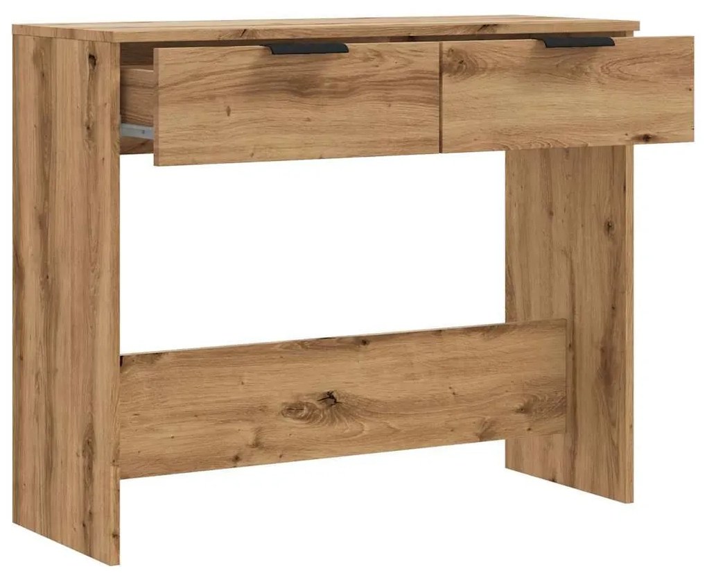 Τραπέζι κονσόλας Artisan Oak 90x36x75 cm Κατασκευασμένο ξύλο - Καφέ