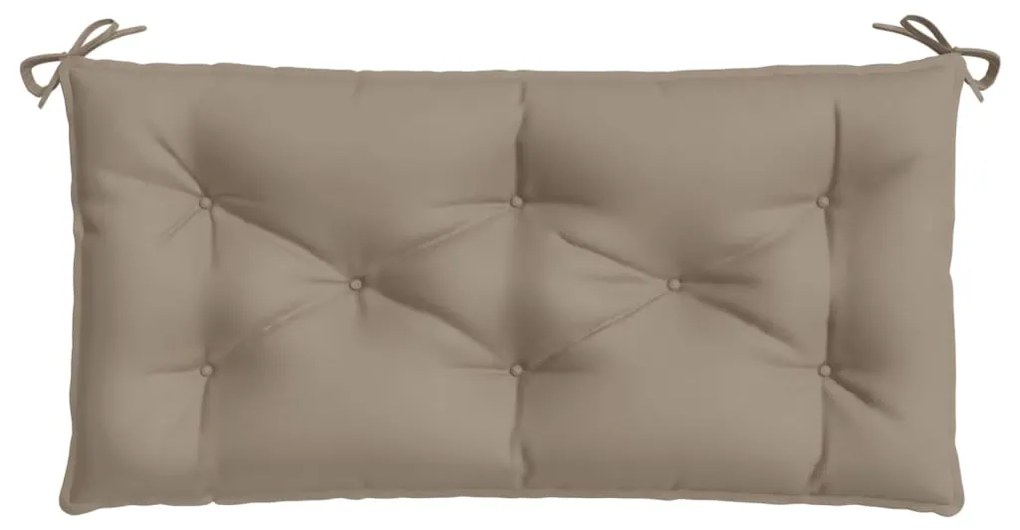 vidaXL Μαξιλάρι Πάγκου Κήπου Taupe 100x50x7 εκ. Ύφασμα Oxford