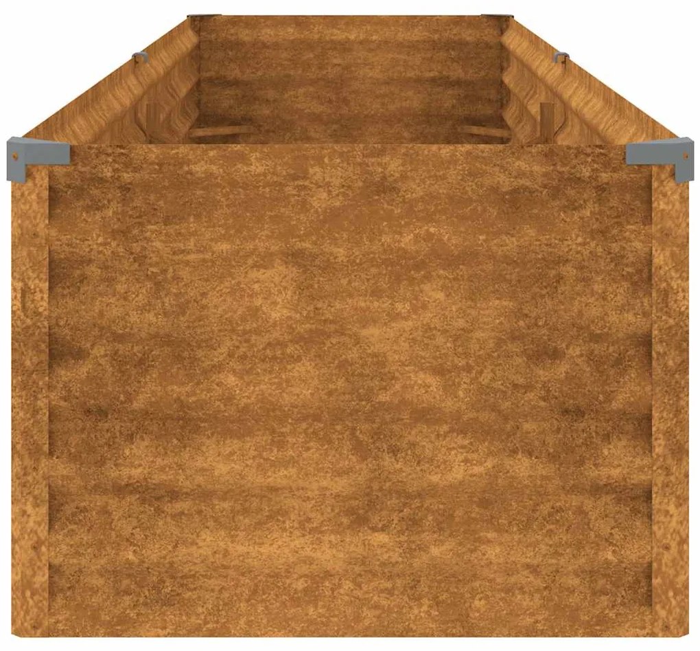 vidaXL Ζαρντινιέρα 194 x 50 x 36 εκ. από Ατσάλι Σκληρυθέν στον Αέρα
