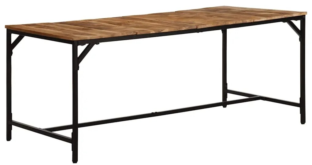vidaXL Τραπεζαρία 180 x 90 x 75 εκ. από Μασίφ Ακατέργαστο Ξύλο Μάνγκο
