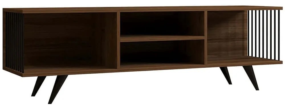 Έπιπλο Τηλεόρασης Josef 495SSE1627 160x40x48,6cm Walnut